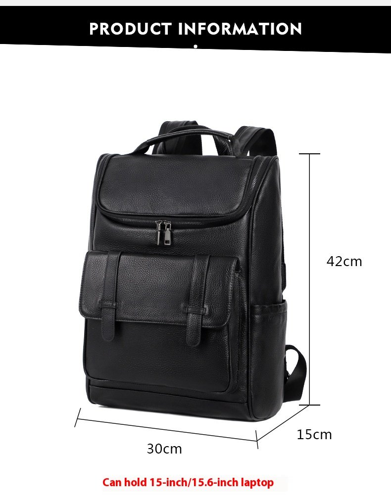 Backpack — Meander Leather Flap